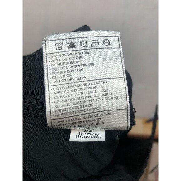 Nike Golf Pants Fit Dry Dri-Fit 341623 Black Flat Front Tagged Men's Size 36x30 - Picture 7 of 7